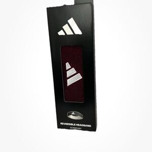 Adidas Maroon Reversible Headband